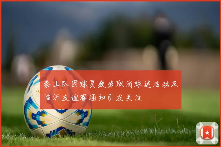 泰山队因球员疲劳取消球迷活动及临沂友谊赛通知引发关注